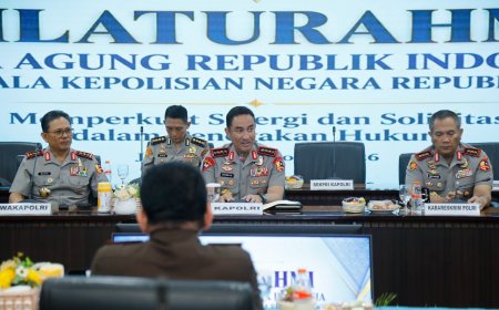 Temui Jaksa Agung, Kapolri Suyudi Dorong Kolaborasi Penegakan Hukum